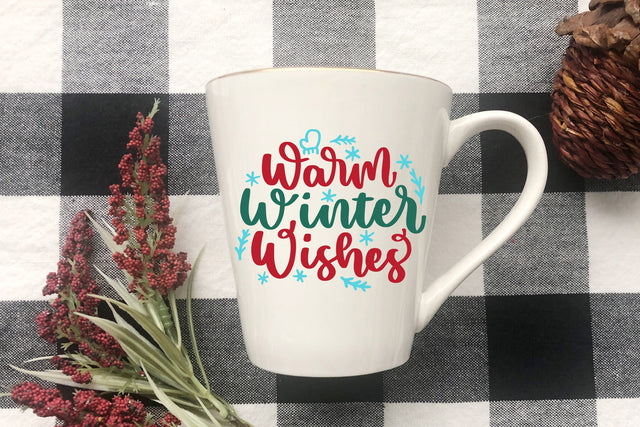 Warm Winter Wishes SVG Cut File SVG dapiyupi store 