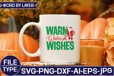 Warm Winter Wishes SVG Cut File SVG Studio Innate 