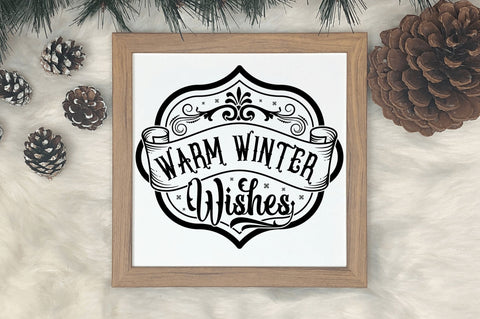 Warm winter wishes SVG Design SVG Regulrcrative 