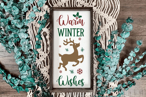 Warm winter wishes SVG Design SVG Regulrcrative 