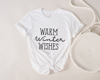 Warm Winter Wishes Svg, Holiday svg, Hello Winter svg, Snowflakes svg, Winter Quote, Winter Decor svg, Welcome Winter svg, Winter Wishes Svg SVG Fauz 