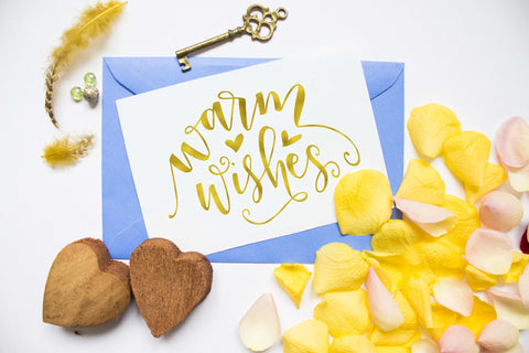 Warm Wishes cut file | Christmas | Birthday Wishes SVG TheBlackCatPrints 