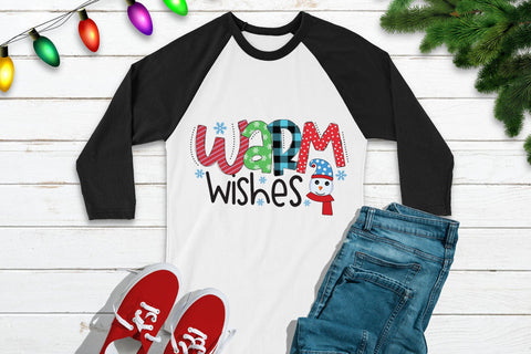 Warm Wishes | Snowman Sublimation Design Sublimation CraftLabSVG 