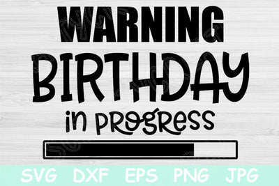 Warning Birthday Weekend In Progress Svg Files for Cricut, Birthday Svg, Girls Trip Svg File, Best Friends Svg for Girls Getaway, Svg, Dxf SVG TiffsCraftyCreations 