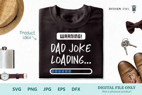 Warning! Dad joke loading... SVG Design Owl 