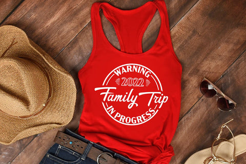 Warning Family Trip In Progress SVG | Summer Vacation SVG SVG B Renee Design 