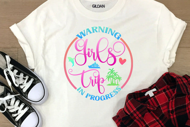Warning Girls Trip in Progress Sublimation Design Sublimation Happy Printables Club 
