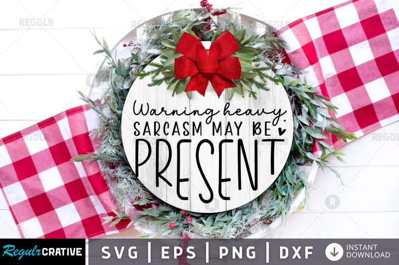 Warning heavy sarcasm SVG SVG Regulrcrative 