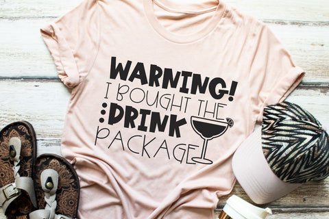 Warning I Bought The Drink Package SVG Morgan Day Designs 