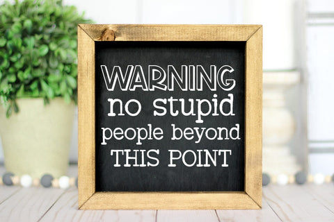 Warning I Funny Office Decor SVG I Office Desk Sign SVG SVG Happy Printables Club 