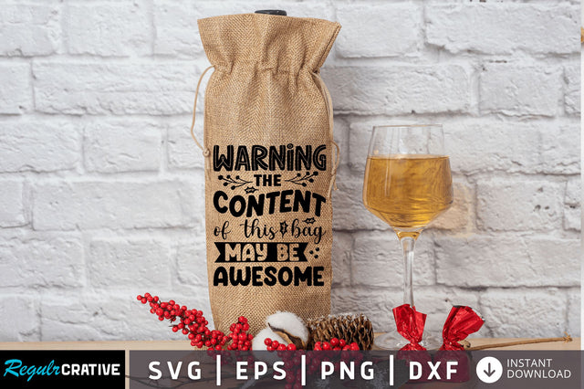Warning the content SVG Design SVG Regulrcrative 