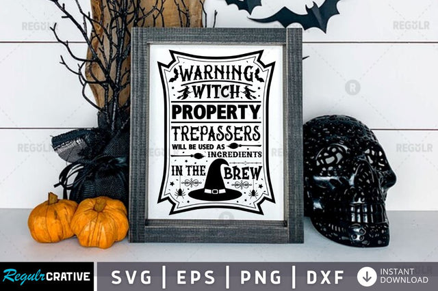 Warning witch property SVG SVG Regulrcrative 