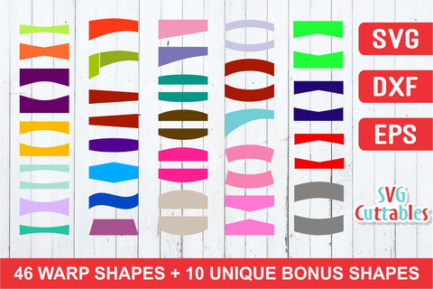 Warp Shapes SVG SVG Svg Cuttables 