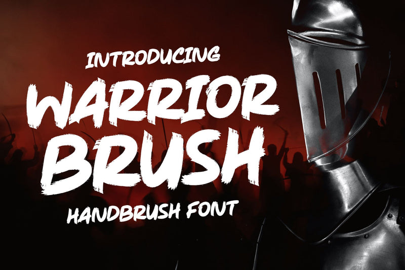 Warrior Brush - Strong Brush - So Fontsy