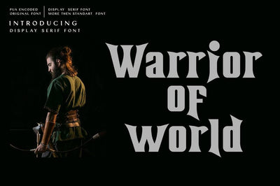 Warrior of World Font Wildan Type 