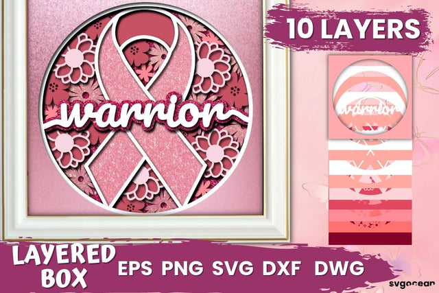 Warrior Shadow Box | Shadowbox | Lightbox SVG SvgOcean 