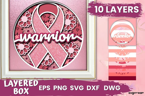 Warrior Shadow Box | Shadowbox | Lightbox SVG SvgOcean 