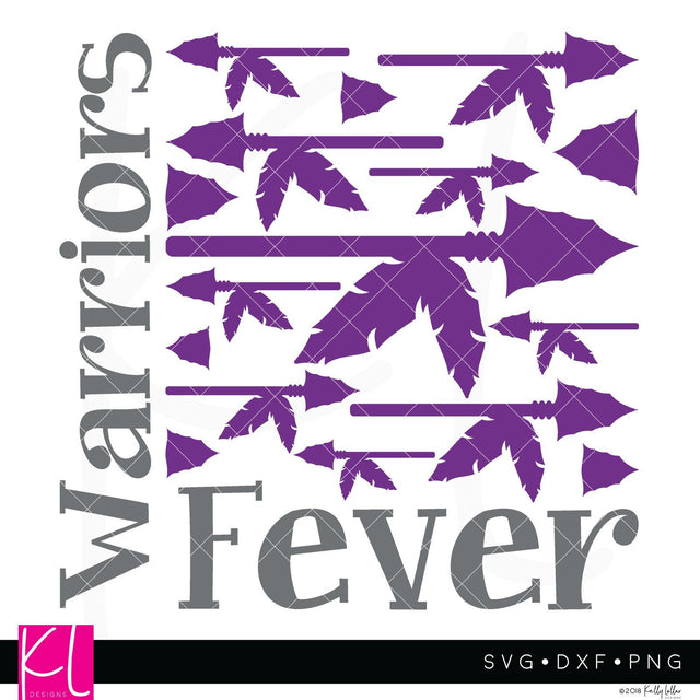 Warriors Fever SVG Kelly Lollar Designs 