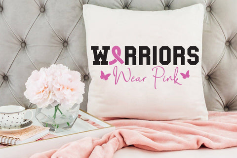 Warriors Wear Pink | Breast Cancer Awareness SVG SVG CraftLabSVG 