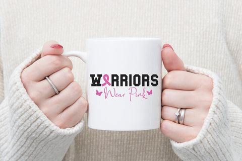Warriors Wear Pink | Breast Cancer Awareness SVG SVG CraftLabSVG 