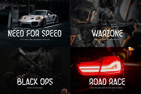 Warth - Futuristic Display Font Font Alpaprana Studio 