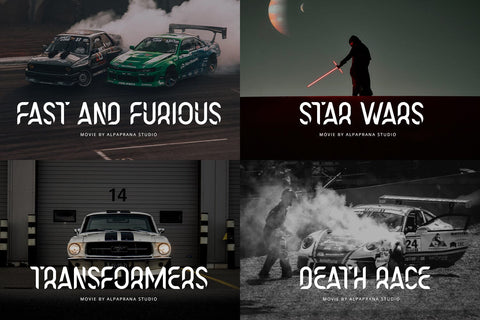 Warth - Futuristic Display Font Font Alpaprana Studio 