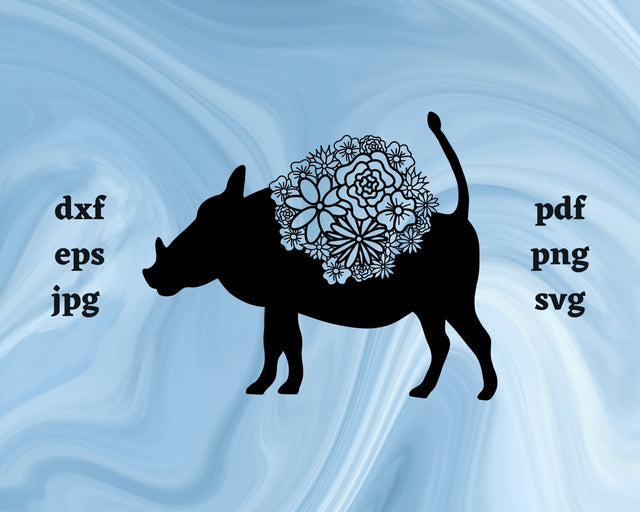 Warthog Mandala SVG Cut File SVG Northern Light SVG 