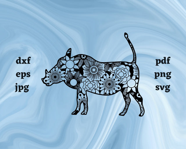 Warthog Mandala SVG Cut File SVG Northern Light SVG 