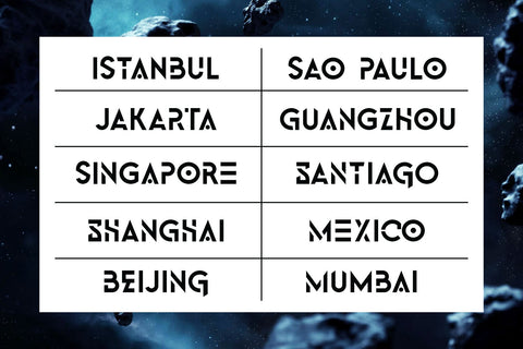 Warzone | Techno Font Font Arterfak Project 