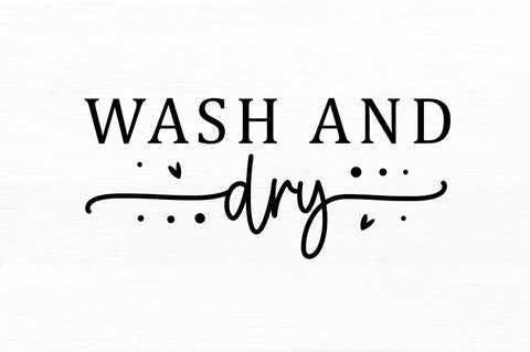 Wash and dry SVG SVG Regulrcrative 