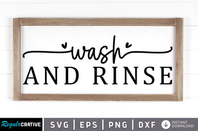 Wash and rinse svg SVG Regulrcrative 