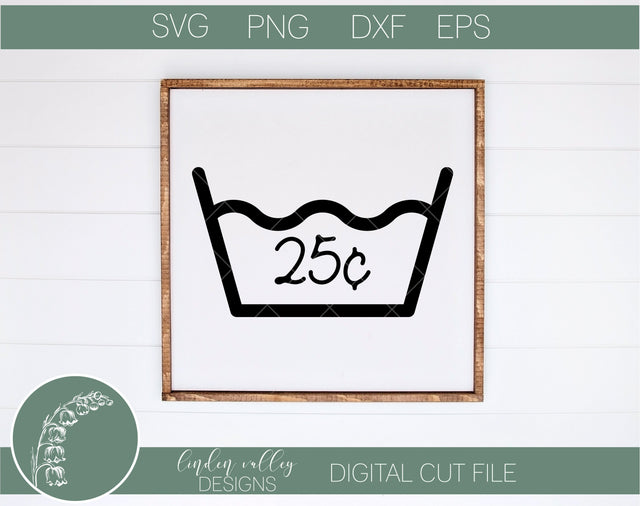 Wash Symbol SVG|Laundry Wash Symbol|Farmhouse Laundry SVG SVG Linden Valley Designs 