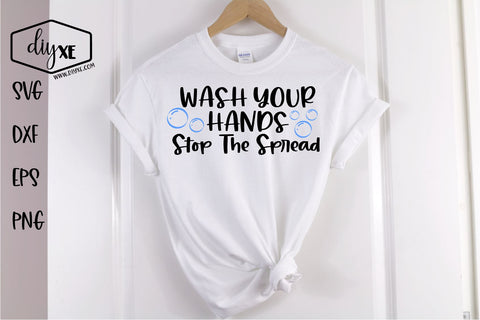 Wash Your Hands - A Social Distancing SVG Cut File SVG DIYxe Designs 