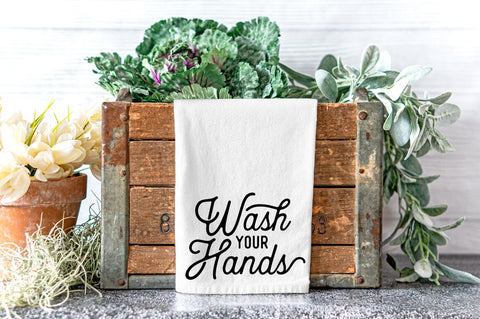 Wash Your Hands Bathroom Sign SVG SVG Pickled Thistle Creative 
