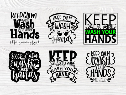 Wash Your Hands SVG, Bathroom Svg, Keep Calm Svg SVG TonisArtStudio 