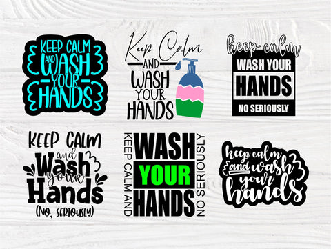 Wash Your Hands SVG, Bathroom Svg, Keep Calm Svg SVG TonisArtStudio 