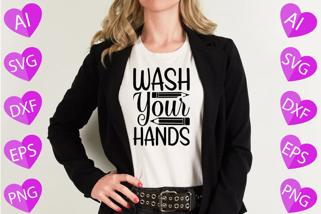 Wash Your Hands SVG CraftlabSvg29 