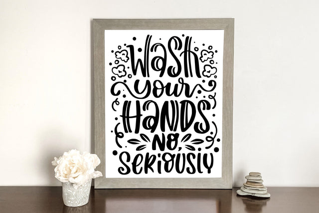 Wash Your Hands SVG Funny Bathroom Sign SVG dapiyupi store 