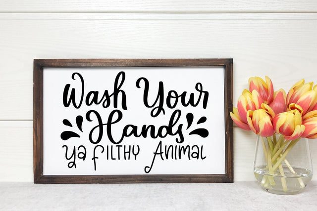 Wash Your Hands SVG Funny Bathroom Sign SVG dapiyupi store 