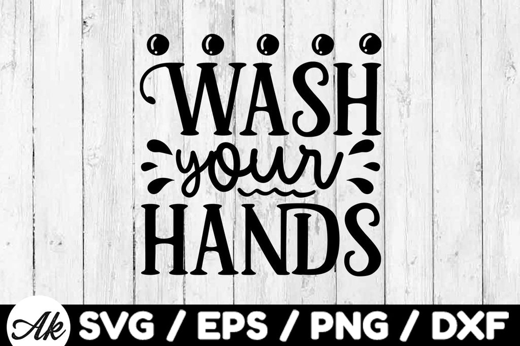 Wash your hands svg - So Fontsy