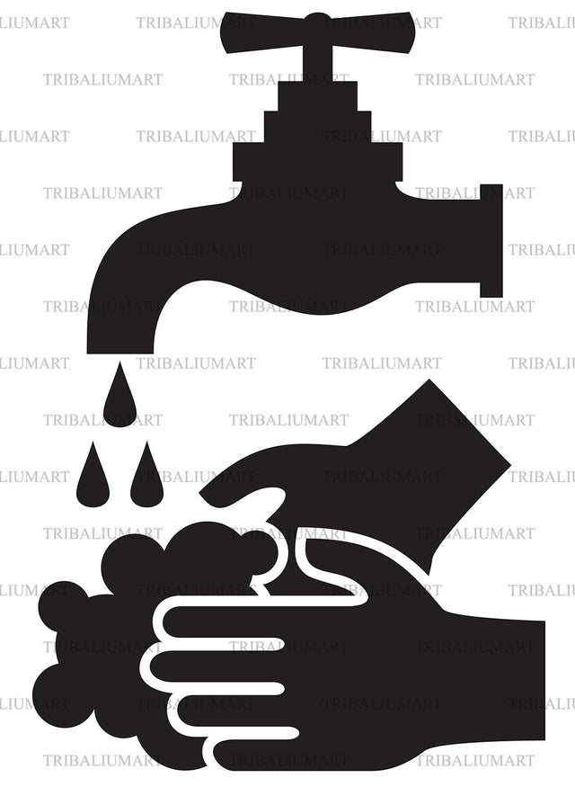 Washing hands SVG TribaliumArtSF 