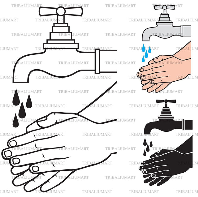 Washing hands SVG TribaliumArtSF 