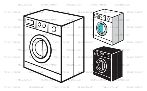 Washing machine SVG TribaliumArtSF 