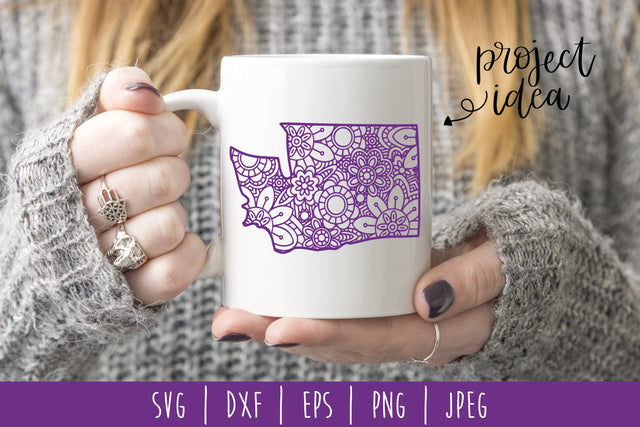 Washington Mandala Zentangle SVG SavoringSurprises 