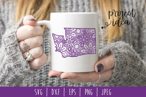 Washington Mandala Zentangle SVG SavoringSurprises 