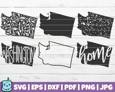 Washington State SVG MintyMarshmallows 