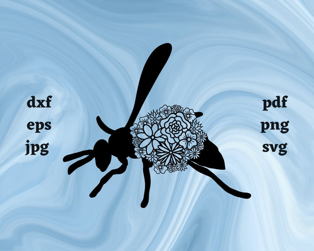 Wasp Mandala SVG Cut File SVG Northern Light SVG 
