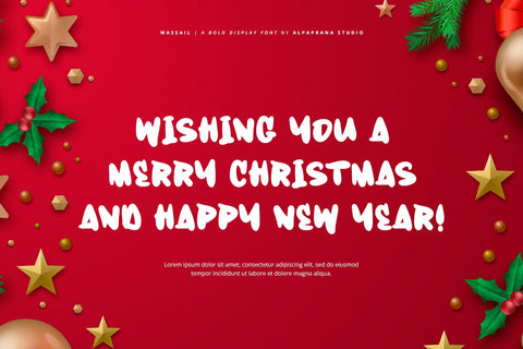 Wassail - Display Font Font Alpaprana Studio 