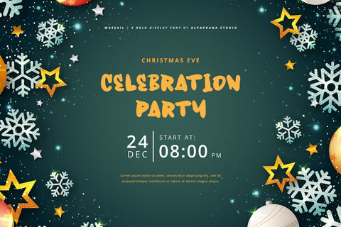 Wassail - Display Font Font Alpaprana Studio 