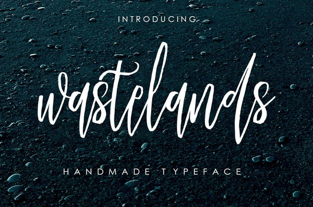 Wastelands Script Font Youngtype